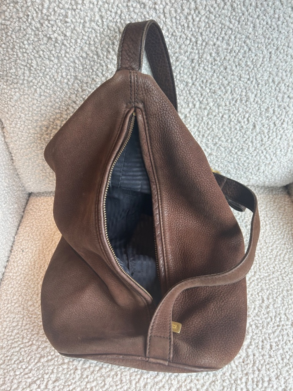 COACH Vintage brown leather sling bag - Picture 2 of 2